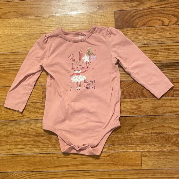 Girls 18 Month Long Sleeve Onesies 7-Piece Lot - Picture 12 of 15